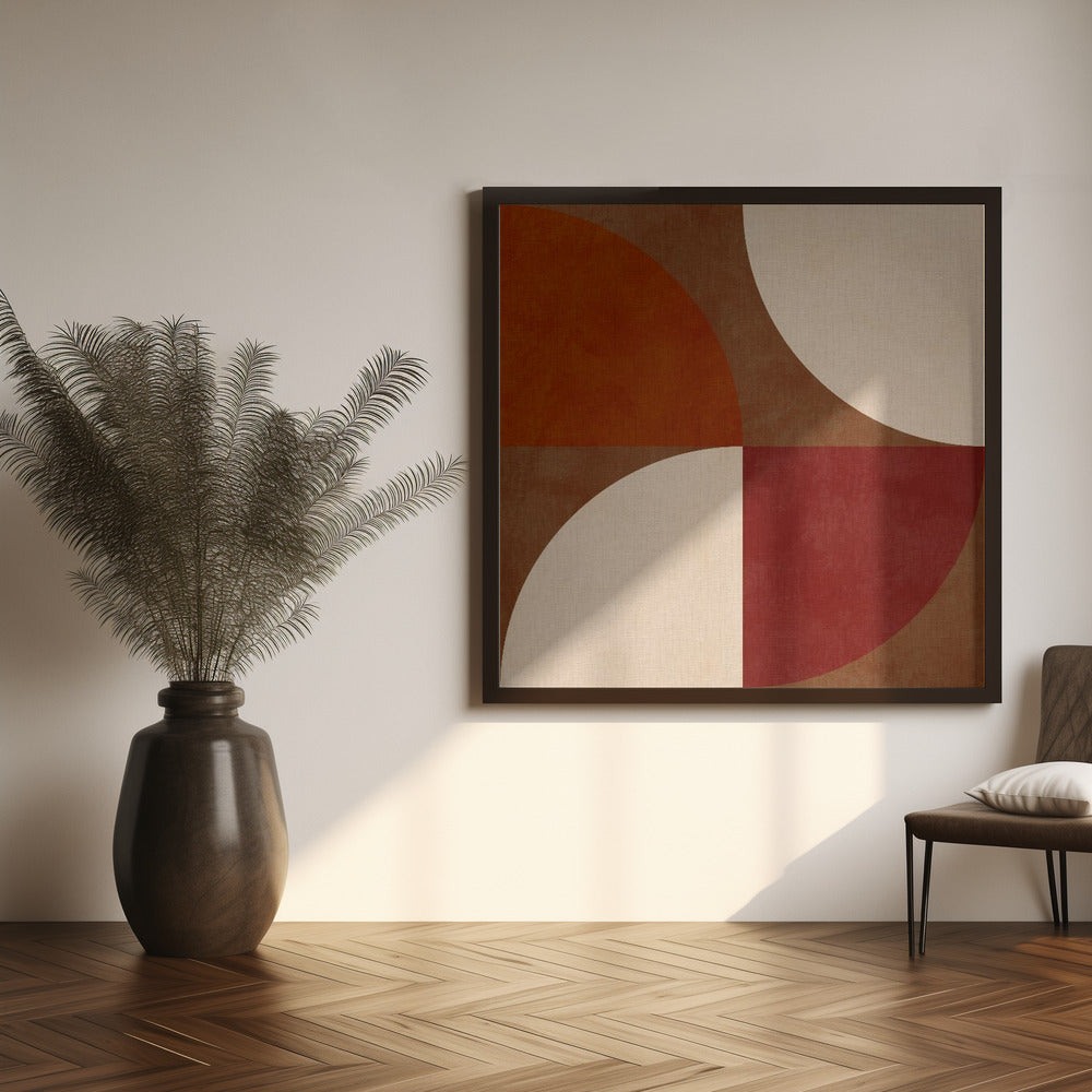 Autumn Mid Century Earthy 13 Poster