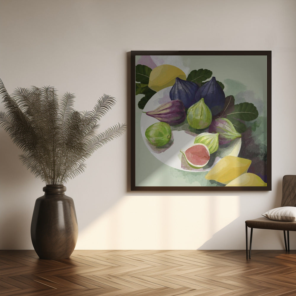 Figs and lemons Poster