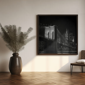 Brooklyn Bridge & Lower Manhattan Poster