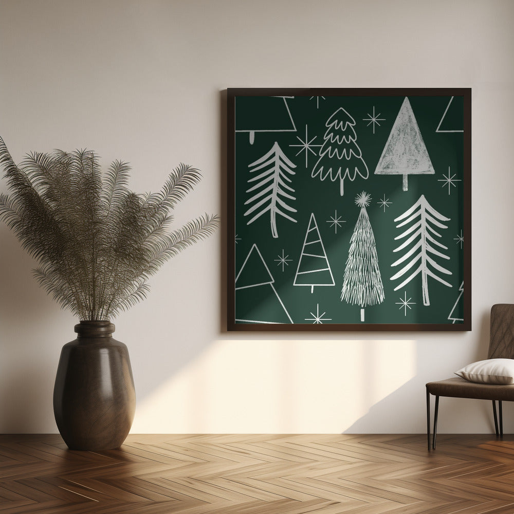 Christmas Tree Evergreen - Tree - Pine Tree Green Poster