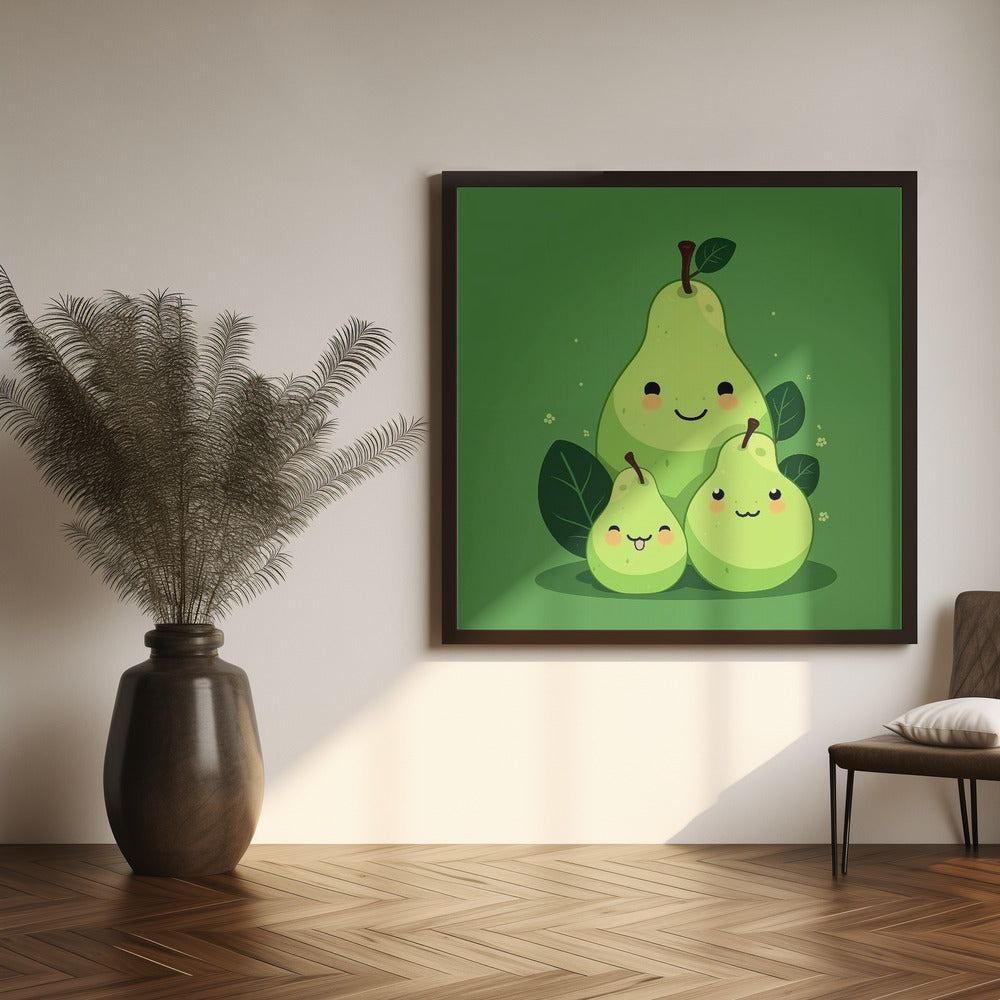 Pear Mom Poster