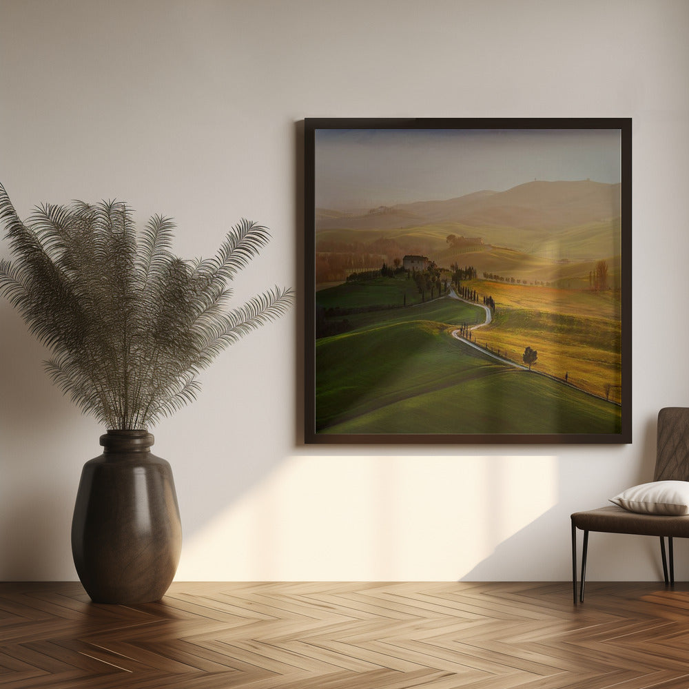 Val d\'Orcia Poster