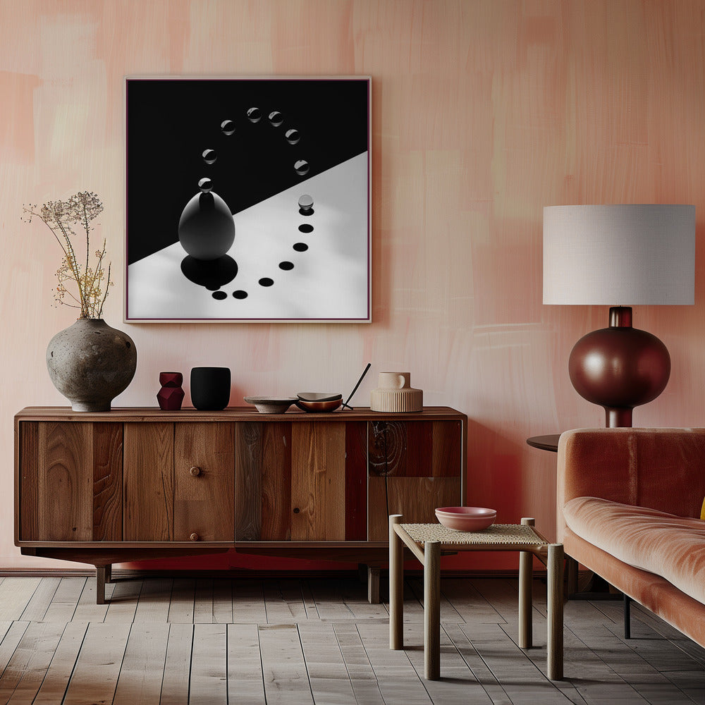 Arch Drops Egg Poster