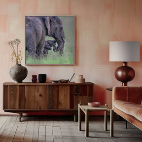 Elephant Family Poster