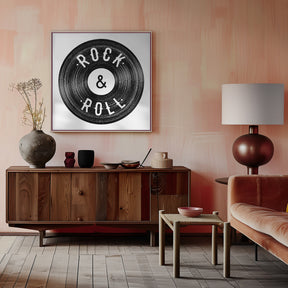 Rock Roll Print Poster