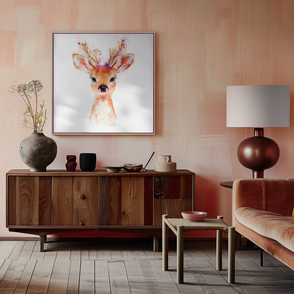Baby Deer Poster