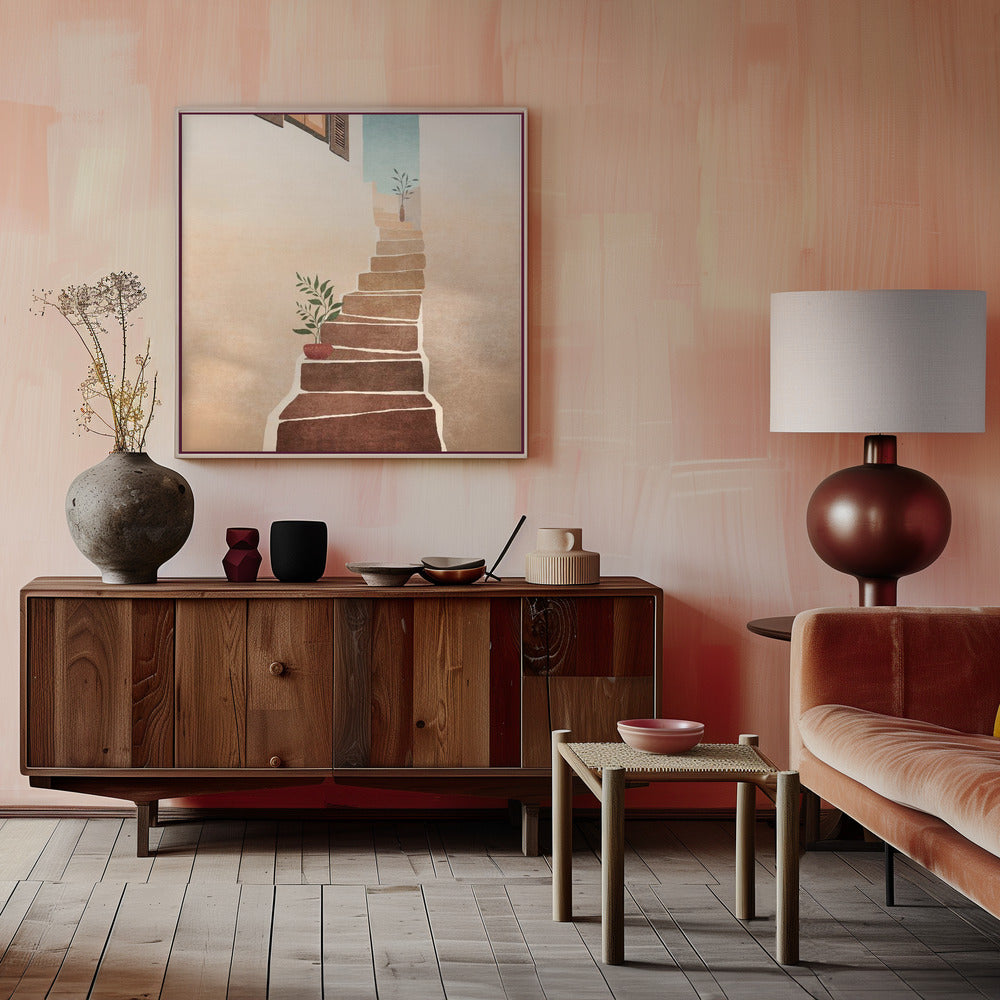 Morocco Stairs Poster