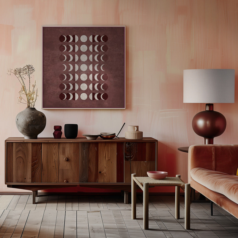 Visne Moons Phases Poster