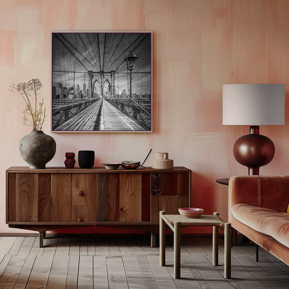 NYC Brooklyn Bridge Poster