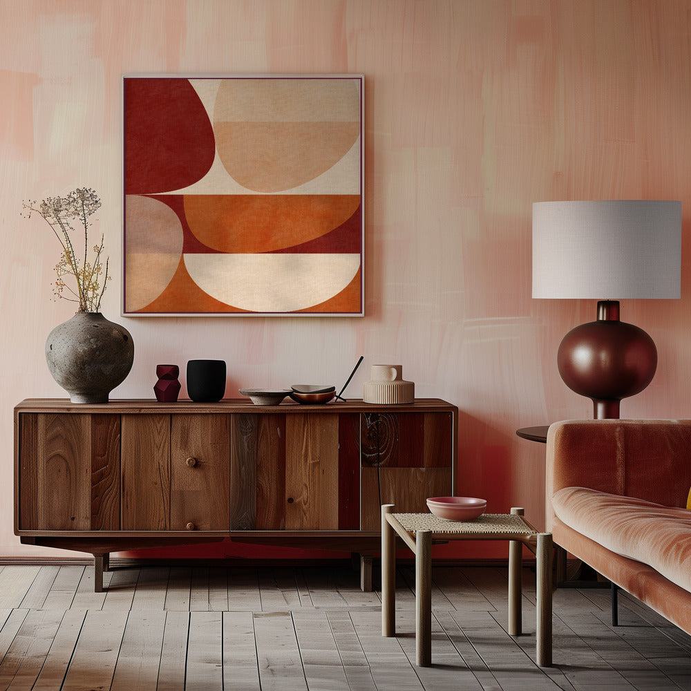 Autumn Mid Century Earthy 2 Poster