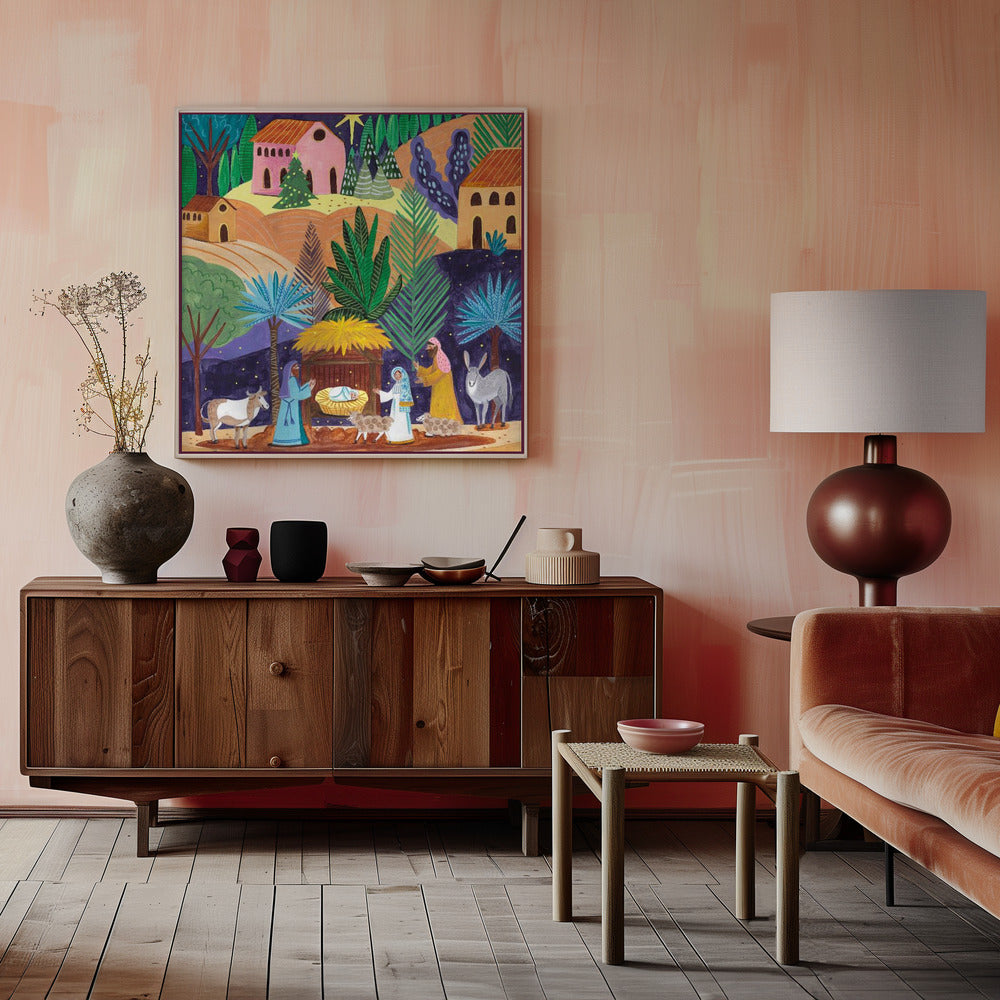 Nativity Scene Poster