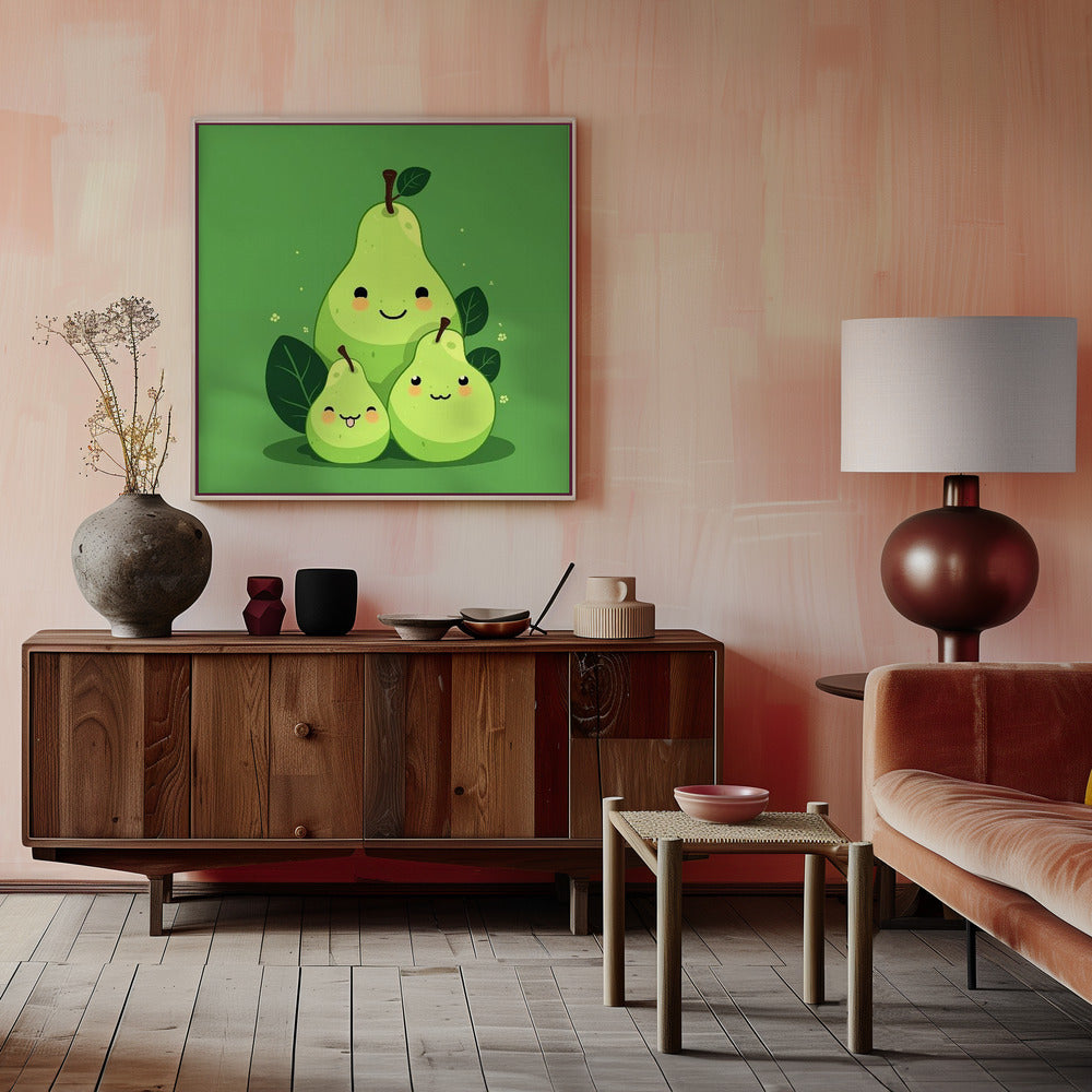 Pear Mom Poster