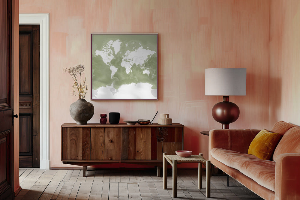 Pacheco world map Poster