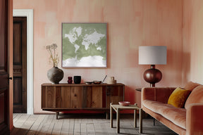 Pacheco world map Poster