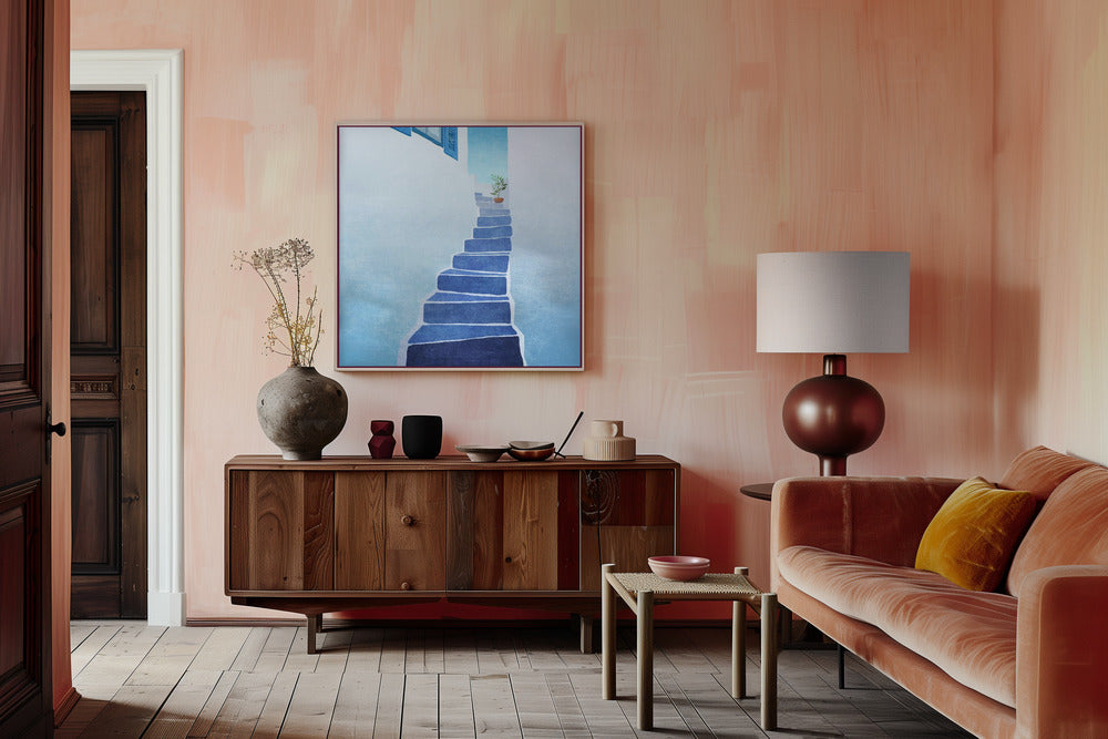 Greece Stairs Poster