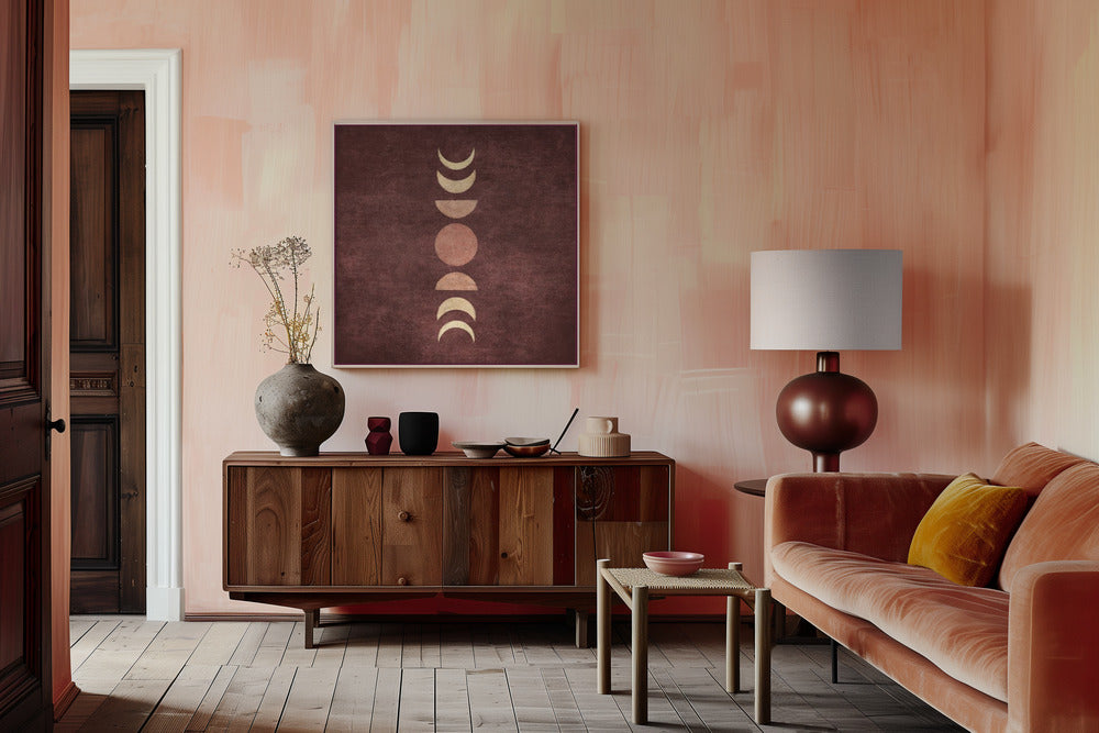 Visne Moon Phases Poster