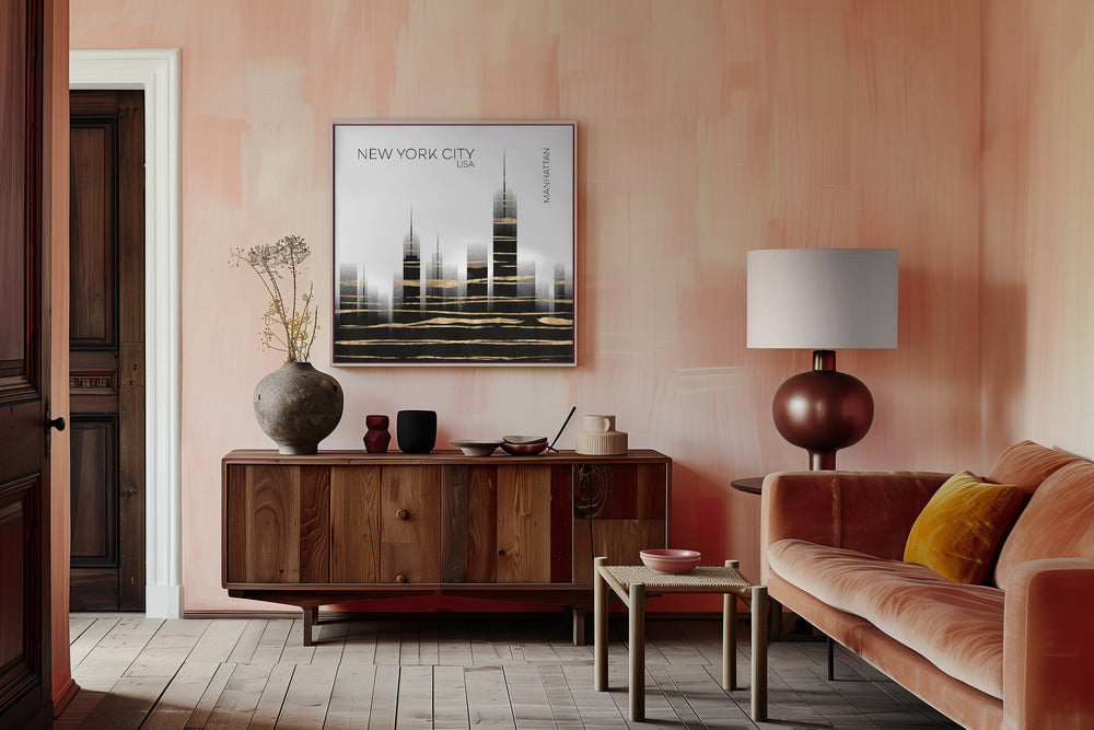 Urban Art NYC Skyline Poster