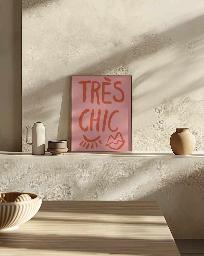 Très Chic Pink Poster