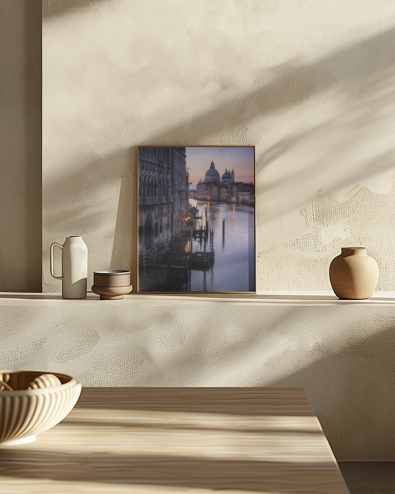 Venice, sunrise from the Academia bridge Poster