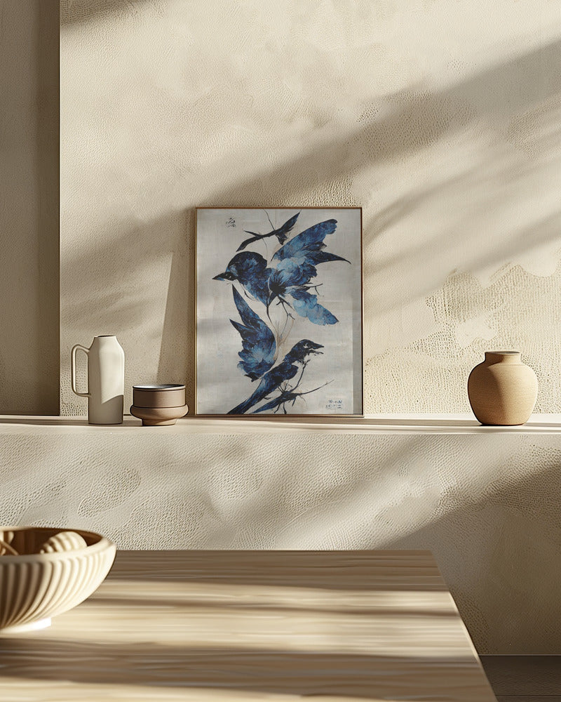 Blue Birds Poster