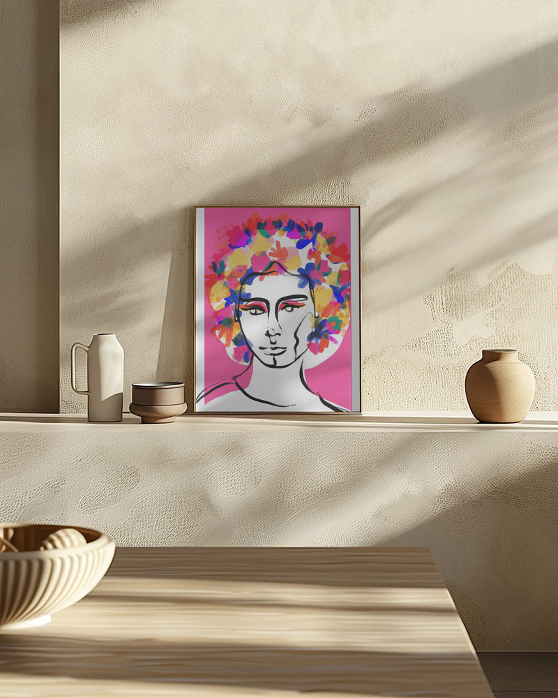 Flower Hair Poster