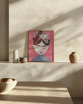 Frida (Pink Version) Poster