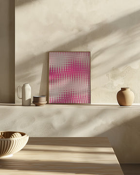 Pink Blurred Pattern Poster