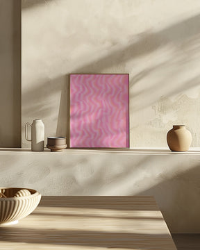 Pink Silk Pattern Poster