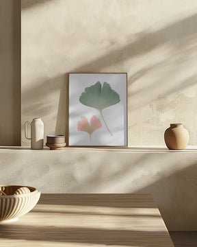 Pastel Ginkgo Poster