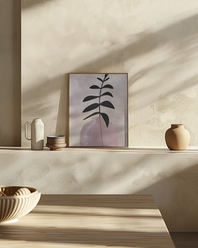 Eui vase with leaves Poster