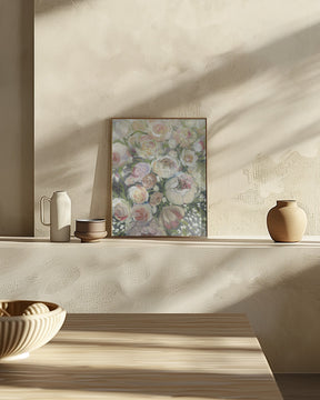 Maeve painterly florals Poster