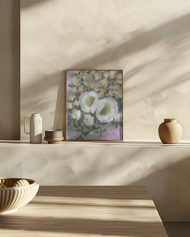 Raelynna painterly florals Poster