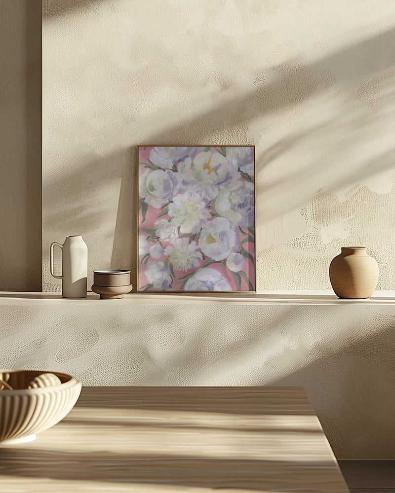 Kinsly painterly bouquet Poster