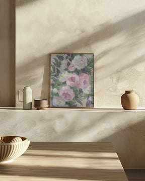 Zoye painterly bouquet Poster