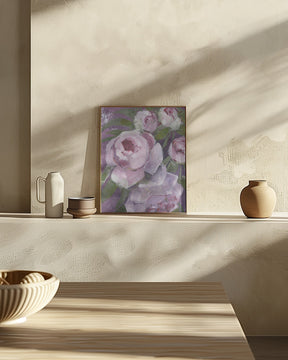 Rylee painterly roses Poster