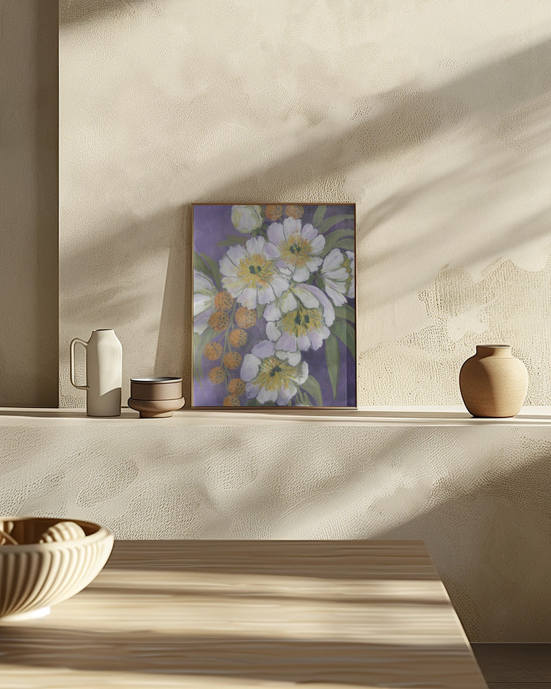 Choi painterly bouquet Poster