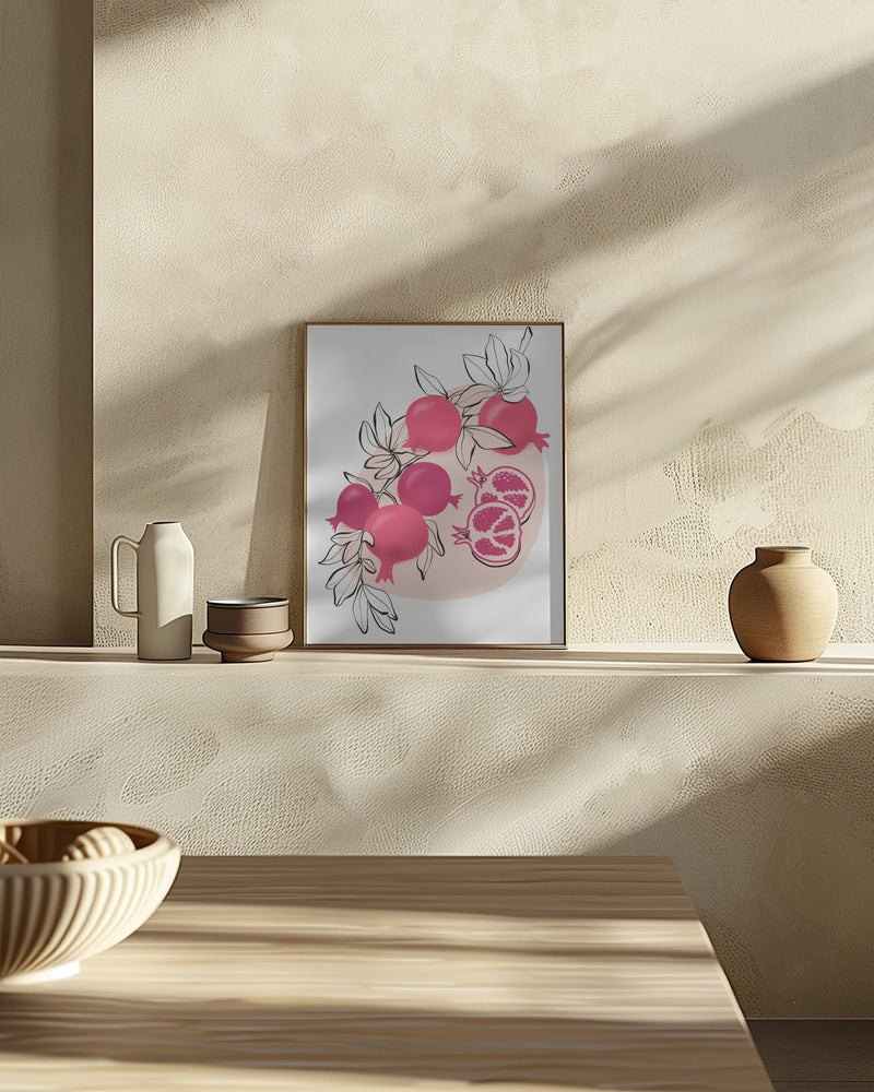 Fathia pomegranates Poster