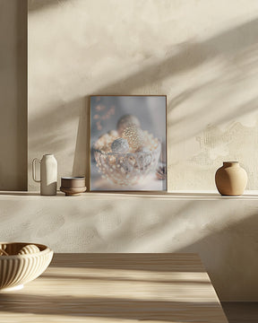 Silver Bowl Still life Poster