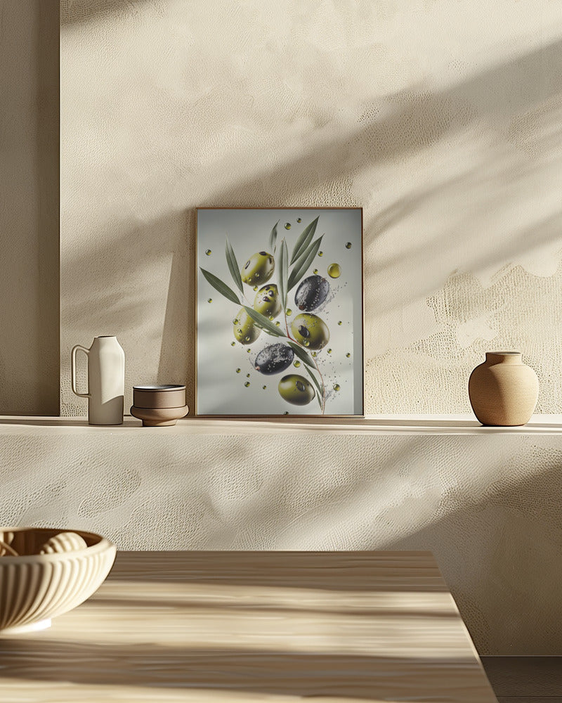 Fresh Olives Poster