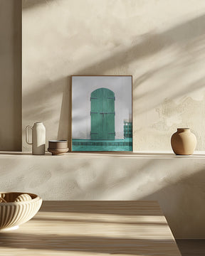 Marrakesh Green Door Poster