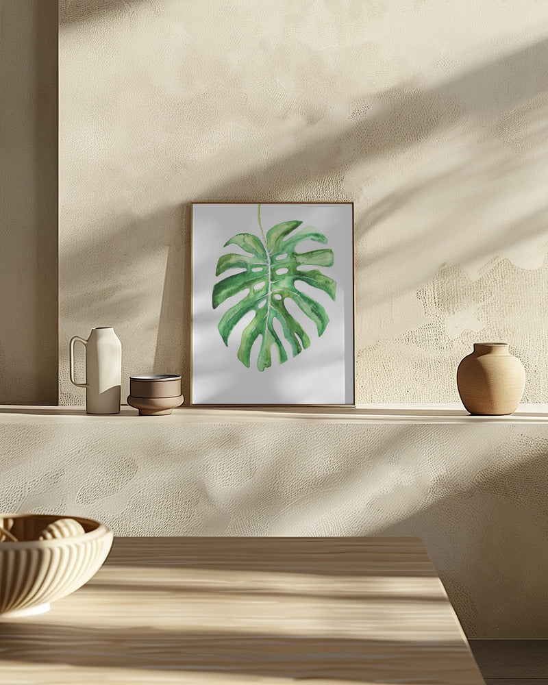 Monstera Leaf Poster