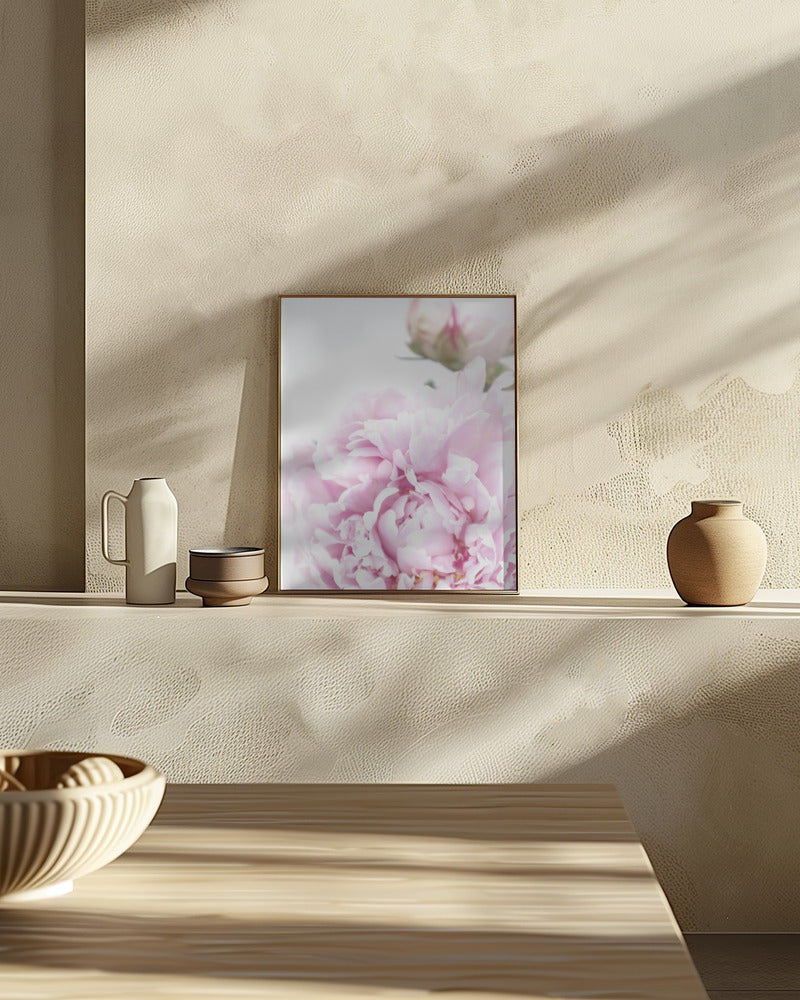 Subdued peony IX Poster