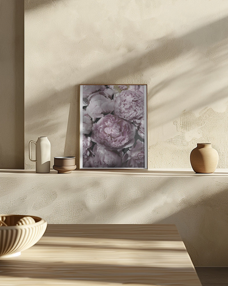 Life blooms everyday peonies Poster