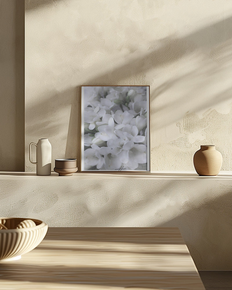 Distressed freesias III Poster