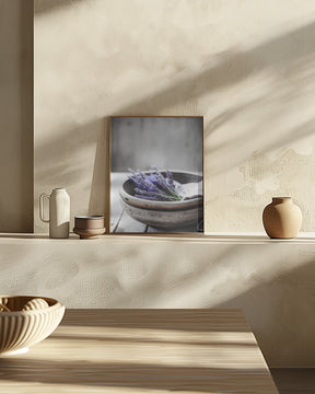 Lavender In Bowl Poster