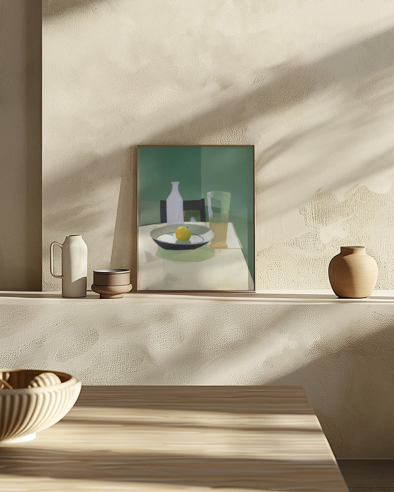 Still Life With Apple Poster