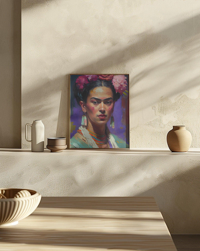 Portrait Of Frida Poster