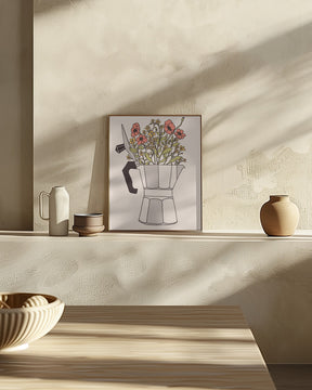 Moka Flowers Poster