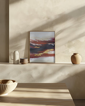 Abstract Sunset 3 Poster