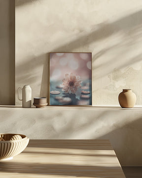 Coral Blossom Poster